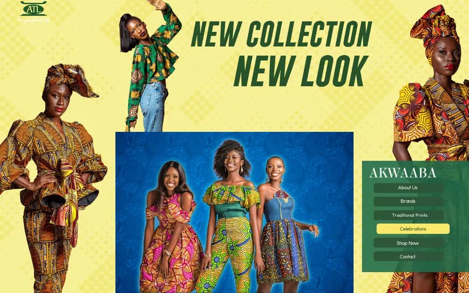 Akosombo Textiles homepage